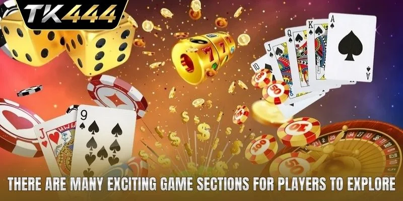 There are many exciting game sections for players to explore